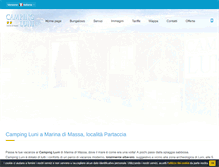 Tablet Screenshot of campingluni.com